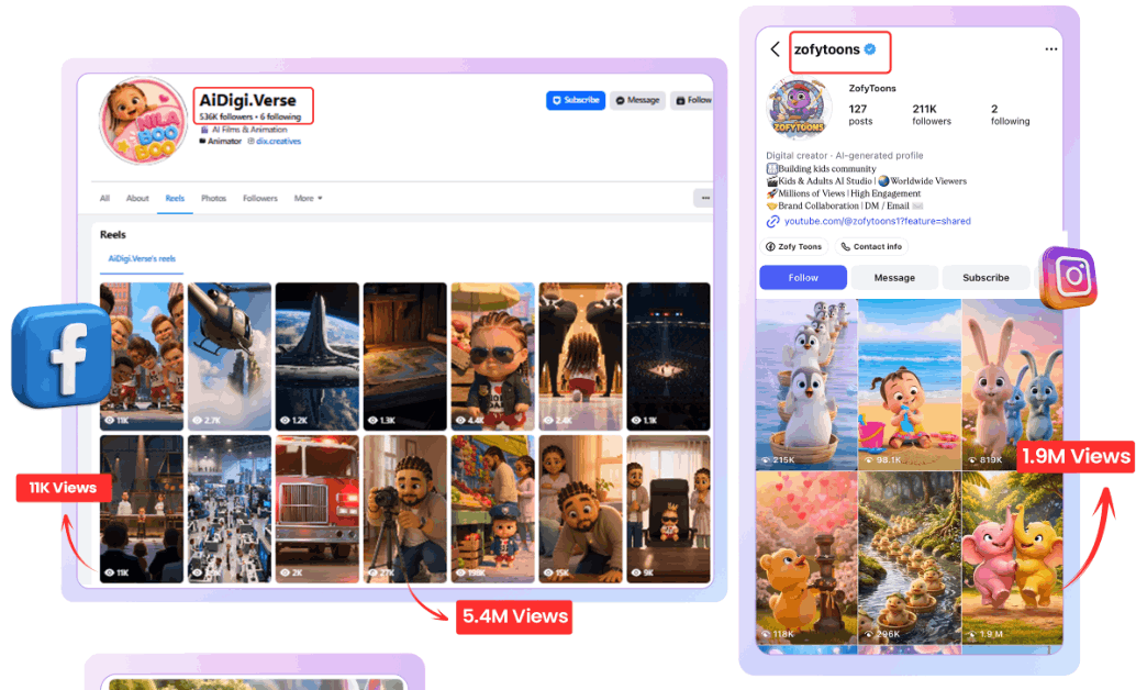 Viral Cartoon Video Creator AI